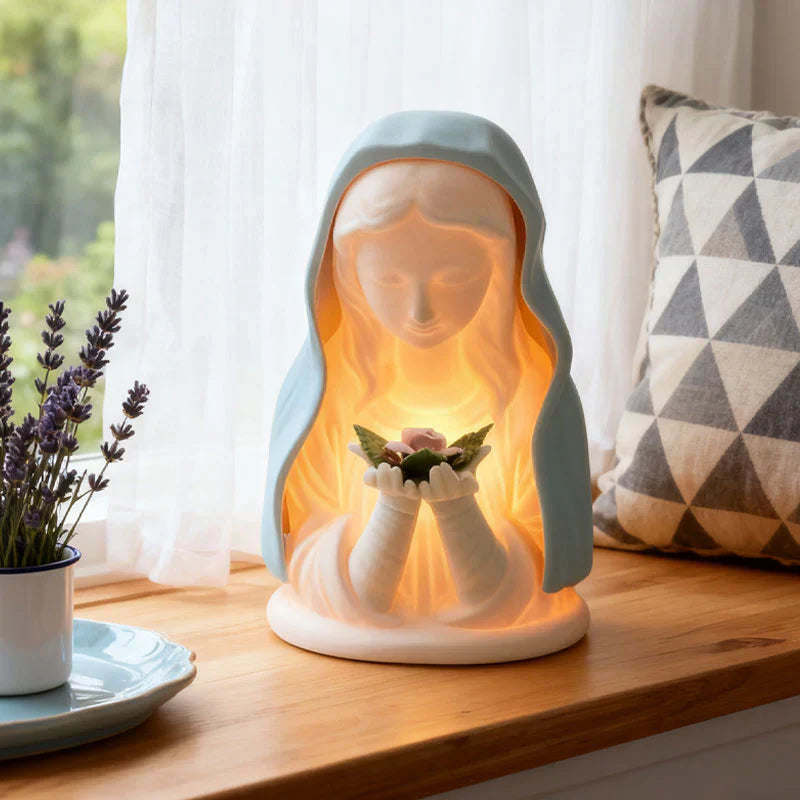 🔥Last day with a 49% discount - Night lamp with the prayer of the Virgin Mary