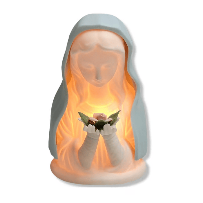 🔥Last day with a 49% discount - Night lamp with the prayer of the Virgin Mary