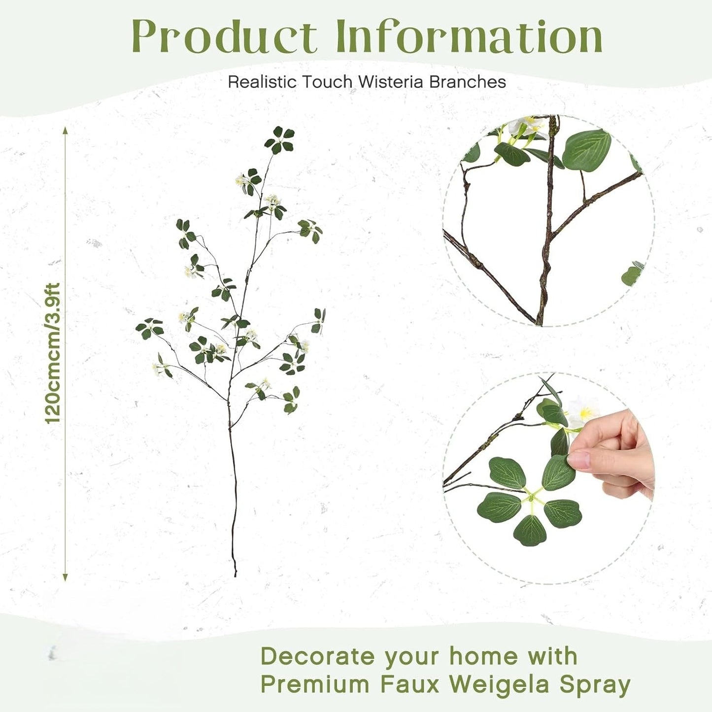 Tall Artificial Flowers Branches for Spring Indoor Decoration