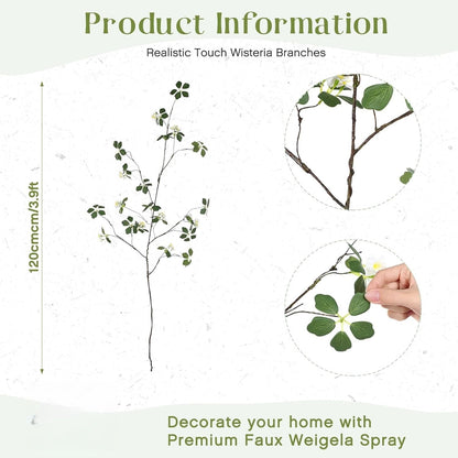 Tall Artificial Flowers Branches for Spring Indoor Decoration