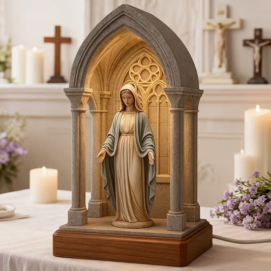 Traditional Religious Handmade Devotional Night Light